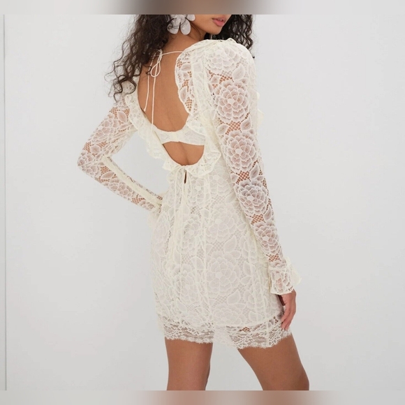 For Love & Lemons Tulip Minidress - Picture 3 of 11